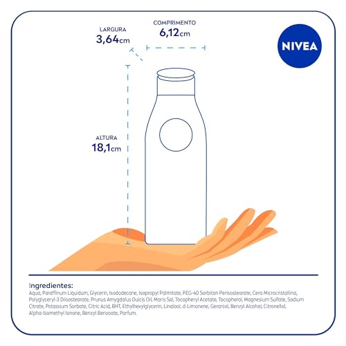 NIVEA Hidratante Corporal Milk Pele Seca - Nutrição intensa para pele seca a extrasseca, com fórmula