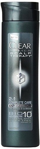 Clear Men Scalp Therapy 2-in-1 Complete Care Anti-dandruff Shampoo & Conditioner, 3 Oz (Pack of 8)