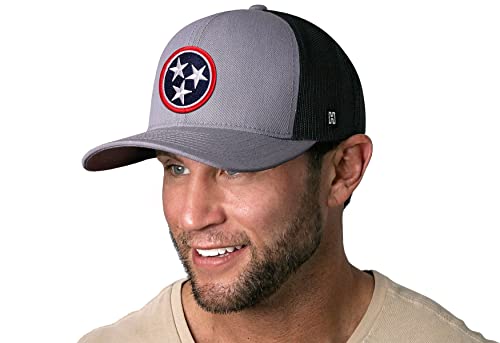 Image of HAKA State Flag Series Trucker Hat for Men & Women, Adjustable Baseball Hat, Golf Hat Snapback