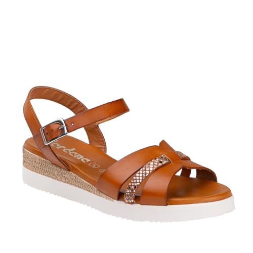 Jordana Shoes 4854 Sandalia DE Piel Plana Mujer Cuero 40