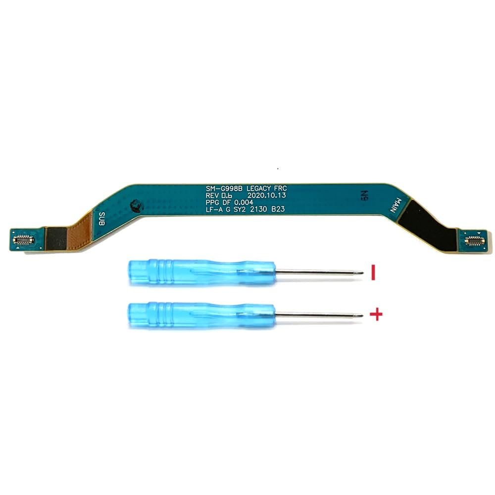 Flex Cable SUB Main Signal Antenna Replacement Part for Samsung Galaxy S21 Ultra 5G SM-G998U G998U1 G998W G998B G998 incl 2 Screwdrivers