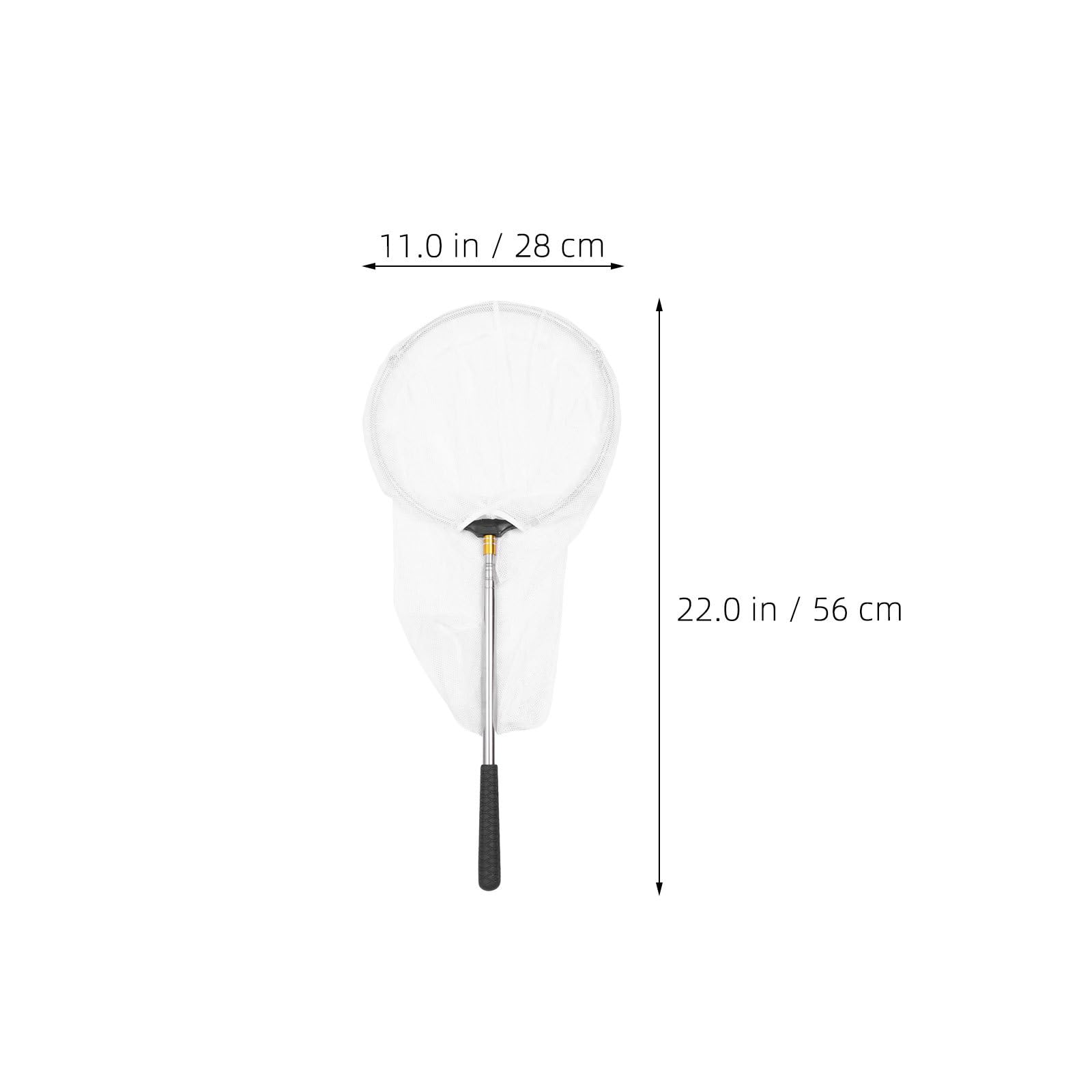 BESPORTBLE Lot de 2 Filets de pêche télescopiques pour Attraper des Insectes, des Poissons, crevettes, Outils d'extérieur pour Enfants