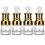 4Pcs High-grade Essential Oil Bottles Cosmetic Sub-bottle Dropper Bottle Vial Empty Refillable Glass Container for Essence Liquid Fragrance Aromatherapy Perfume Serum for Home Travel Use (20ml Style2)