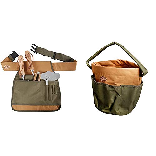 Esschert Design Gartengerätegürtel, grün, 34 x 3.8 x 34, GT04 &...