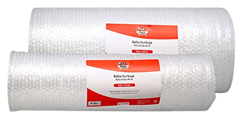Fixo 50067500 - Rollo burbuja, transparente, 0.6 x 150 m