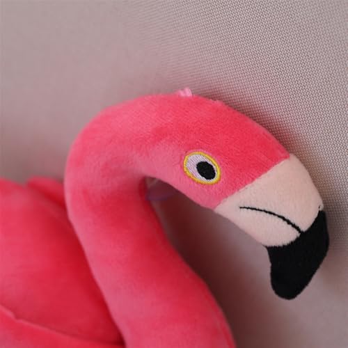 KUKUShining Flamingo Plüsch Spielzeug, weiches und niedliches Kuscheltier perfekt for Kinderzimmer Flamingo Thema Geschenke zur Babyparty(40cm/15.7in)