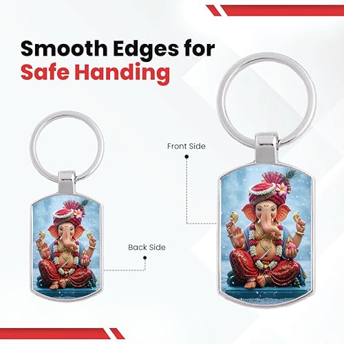 Image of Premium Printed Metal Keychain for Men & Women | High-Definition Artwork Print | Durable Key Ring for Car, Bike, Home & Office Keys | Stylish Decorative Key Holder Gift
