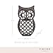 Twine Wise Owl Cork Holder, Decorative Wine Cork Storage and Decor, Set of 1, Metal with Rustic Bronze Finish Owl Cork Display