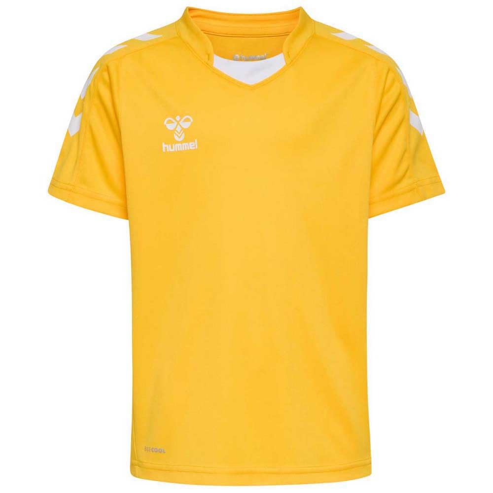 hummel hmlCORE XK Poly Jersey S/S Kids, Sports Yellow, 176