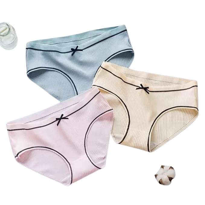 Cotton Panties | Seamless Briefs | Womens Panties | Comfortable Innerwear | Stretchable | Breathable | Skin Friendly Soft Fabric | Pack of 2-image-43