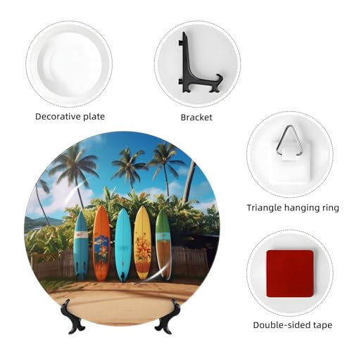 Planche de surf décorative de 20,3 cm pour sublimer votre bureau professionnel - 5