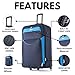 FLYMAX 29" Large Suitcase Lightweight Luggage Expandable Hold Check in Travel Bag on Wheels BLIE 90L