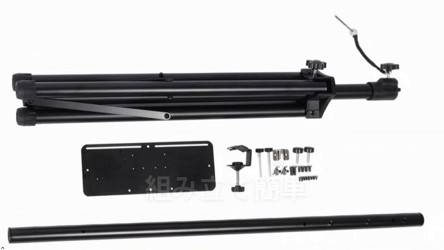ダーツボードスタンド 高さ調整可能 黒 Amazon.co.jp: ダーツボード三脚スタンド 頑丈 高さ122〜 200cm調節