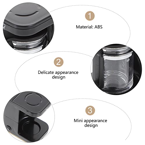 Luozzy Miniature Coffee Machine Model Plastic Mini Coffee Maker Toy 1: 12 Dollhouse Decoration Pretend Play For Kids Doll House Kitchen Coffee Pot Manchine Supplies - Black #TOP6