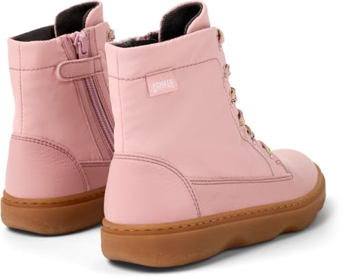 Camper Kids Baby Girls Lace Up Bootie, Pink 005, 8 Infant2