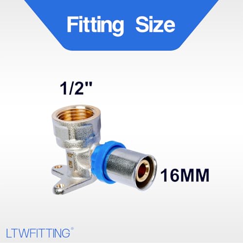 Éviter les fuites de cloison avec l'équerre murale multicouche 16x2.0 LTWFITTING - 3