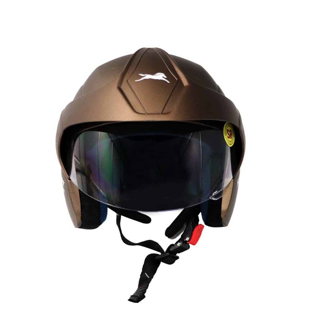 TVS Lightweight Half Face Helmet for Men and Women with Clear Visor, ISI Certified Helmet, Safety with Comfort, Smooth Fin... - Review, Price and Buying Guide