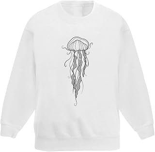 Azeeda 'Jellyfish' Kid's Sweatshirt/Jumper (7-8 Years) (KW00042375)