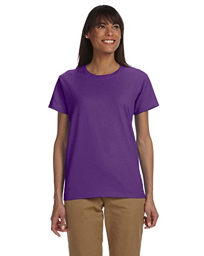 By Gildan Gildan Ladies Ultra Cotton 6 Oz T-Shirt - Purple - S - (Style # G200L - Original Label)