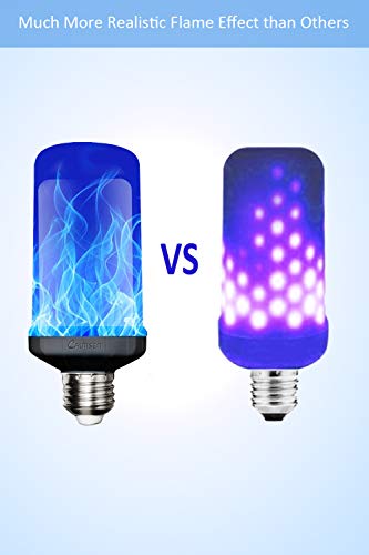 Led Flame Effect Light Bulbs, Calmsen E26 E27 Green Flickering Fire Light Bulbs With 4 Modes, 3W Flame Bulb For Christmas, Home Decor, Party, Restaurant, Outdoor - 2 Pack … #TOP2