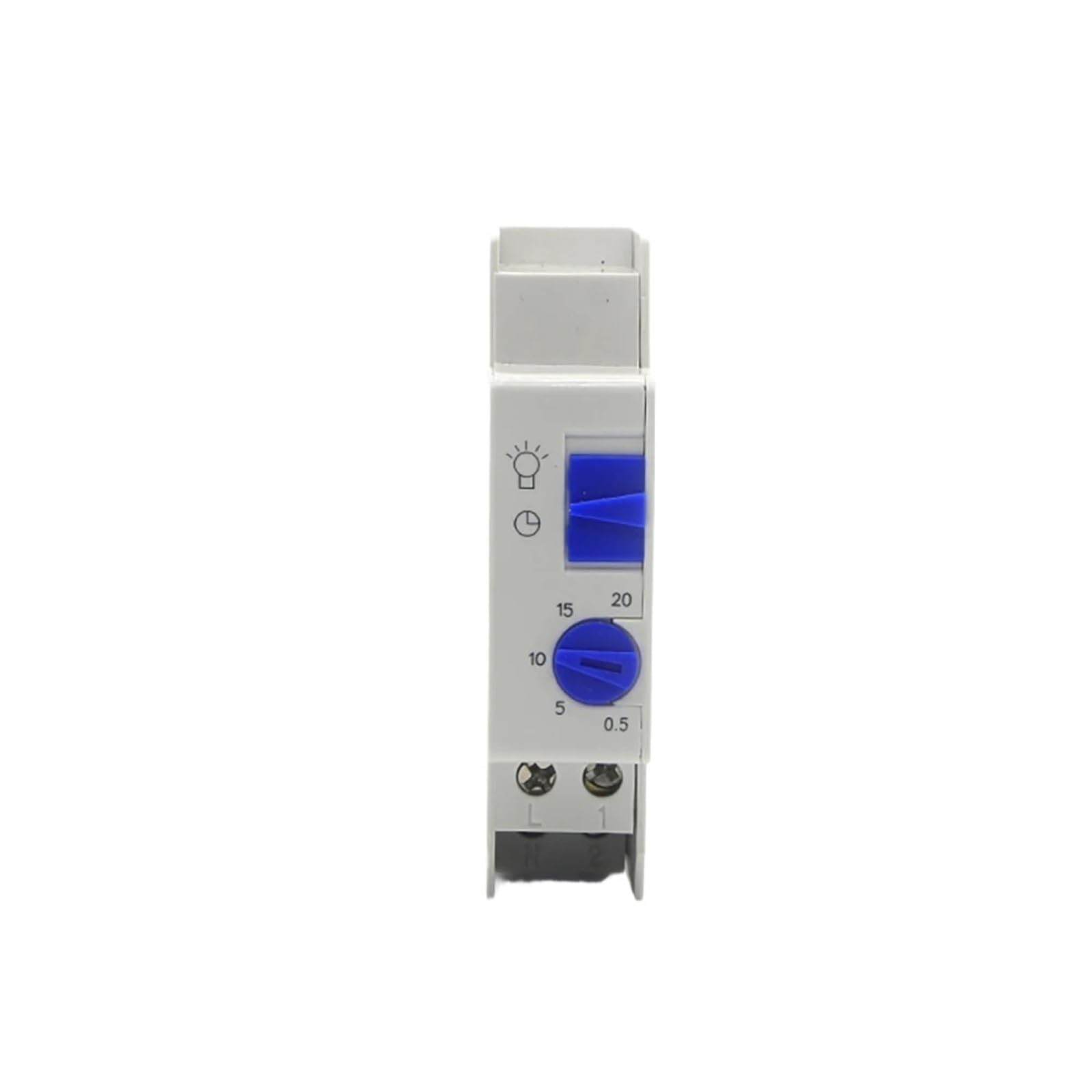Interruptor Temporizador electrónico for luz de Escalera HT18, CA 220-240 V, 16 A, 50/60 Hz, con riel DIN, Rango de 20 Minutos