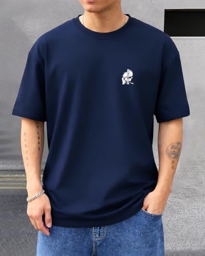Image of AUSK Baggy Hip-Hop T-Shirt for Men - Graphic Printed T Shirts || Oversized Men Tshirt || T-Shirts