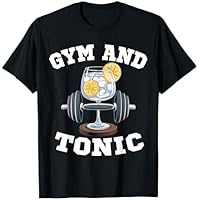 Gimnasio Y Tónico Divertido Entrenamiento Beber Broma Camiseta