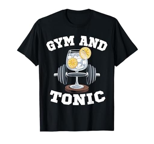 Gimnasio Y Tónico Divertido Entrenamiento Beber Broma Camiseta | Ya disponible en tu tienda friki favorita! En mundofriki.es! Gimnasio Y Tónico Divertido Entrenamiento Beber Broma Camiseta | Ya disponible en tu tienda friki favorita! En mundofriki.es!