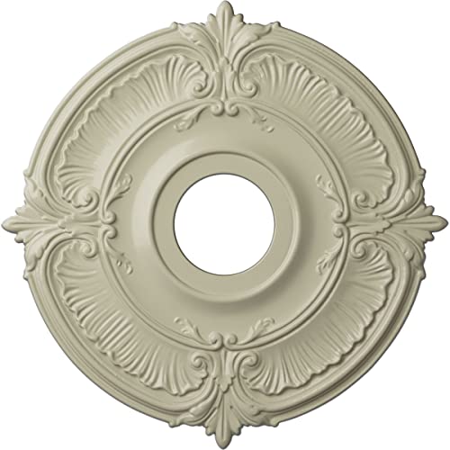 Image of Ekena Millwork CM18ATCYFDecorative Ceiling Medallions Modeled After Original Historical Patterns & Designs, Clear Yellow