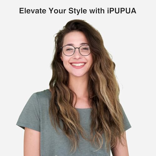 Image of Blue Light Glasses for Women Round, Blue Light Blocking Glasses for Computer, TV, Phone Use, Anti-Eyestrain