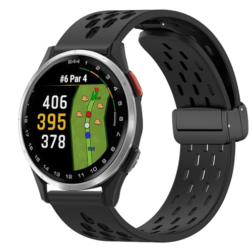 Bracelet montre Garmin Approach S42 S40 silicone pour sport et golf
