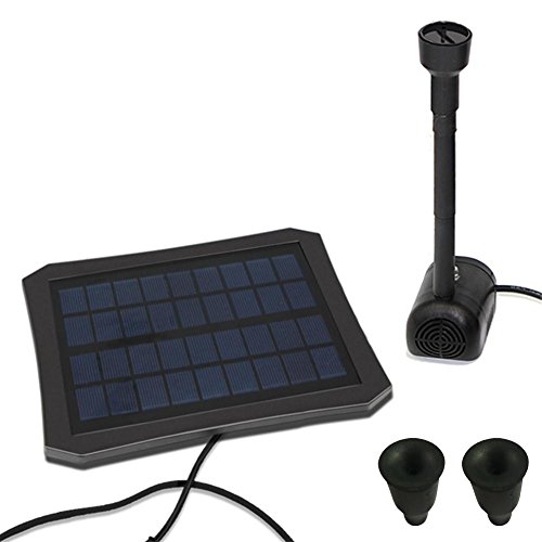 Solar Fountain Outdoor Solar Water Pump 7V 150MA Solar Panel Water Pump Kit Mini Garden Water Pump for The Yard Small Pond Fish Tank – Fancyland