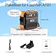 FlashFish Tragbare Powerstation 98Wh, 120W Solargenerator Akku 230V Mit AC,USB,Typ-C Ausgabe, Mobile stromgenerator Mit LED Licht für Reise,Camping,Wohnmobil und als Notstromaggregat
