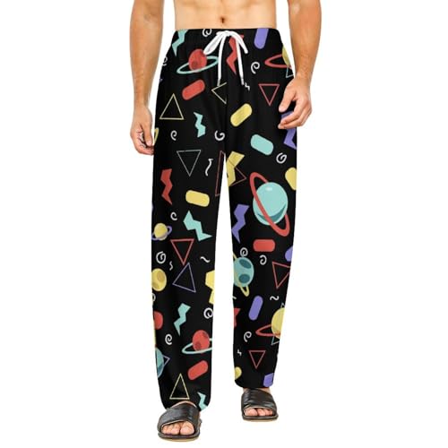 Arcade Carpet Men's And Women's Comfortable Casual Pajama Pants with Drawstring