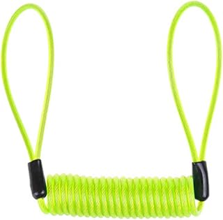 Coil Electrical Cable Cycling Accessories Retractable Wire Lock Disk Brake Lock Safety Cable for Lock Trunk Lock Cable Aerobic Cable Retractable Cable CD Bike Lock Disc Wire Brush