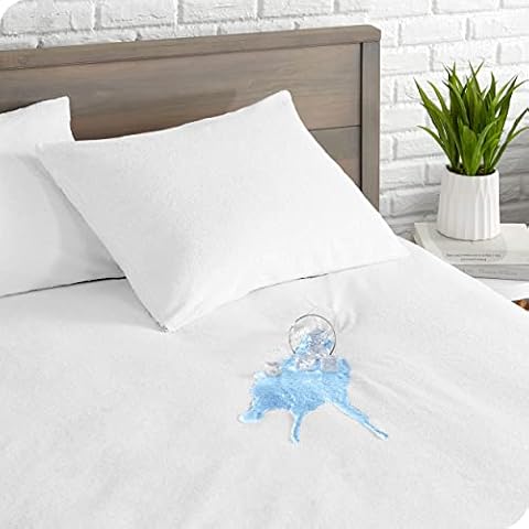 Bare Home Waterproof Single Mattress Protector Cover