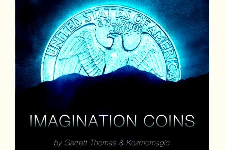 Imagination Coins Garrett Thomas : matériel magie pièces Euro truquées et DVD explicatif