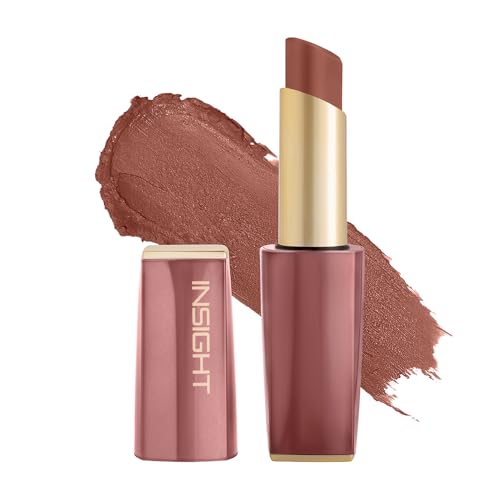 Image of INSIGHT Pure Matte Lipstick - Double Tap| High Pigment, Long Lasting Smooth Matte Finish | Enriched with Vitamin E & Coconut Oil - 3.3 g