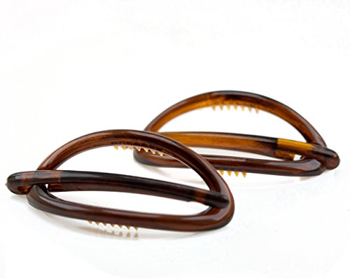 2 STK Libellenspangen oval 6mm - Made in Germany - WeLoveBeads (Havanna) Cover