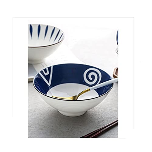 Teller- und Schüssel-Sets aus Keramik, traditionelle Reisschüsseln, Dip-Schüsseln aus Keramik für Sushi, Snacks und Soja, 800 ml, Pinch-Schüsseln für die Küche,