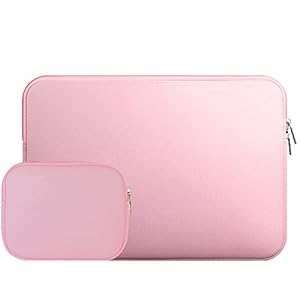 11 Zoll Polyester-Gewebe Tragen Stoßfest Wasserdicht Laptoptasche Notebooktasche Notebook Schutzhülse für/Notebook Computer/Ultrabooks,Rosa