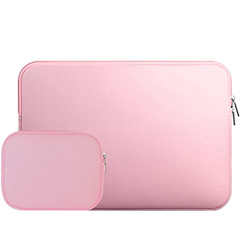 Housse pc portable/ Pochette/ Besace/ Sacoche Manche Sac pour Chargeur pour Ordinateur Portable /Macbook Air /Macbook Pro Retina(14 pouces,Pink)
