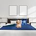 Bedding Aid Colcha Impermeable Reversible, Protector Antifugas para Proteger Colchón, Sofa, Couch de Orines y Derrames de Adultos, Bebés, Perros, Mascotas (Azul Oscuro/Verde Oscuro, 203x229cm)