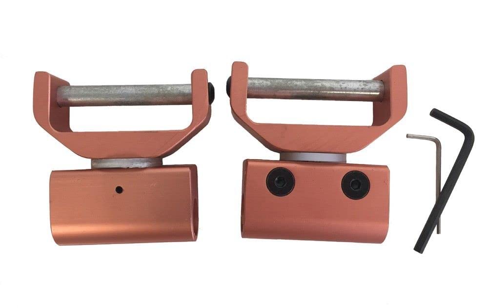 AJ Tack Swivel and Lock Stirrup Turner Copper Brown / 3