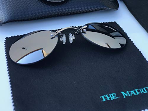 Lunettes Matrix 4 Morpheus argent avec verres ronds effet miroir - 4