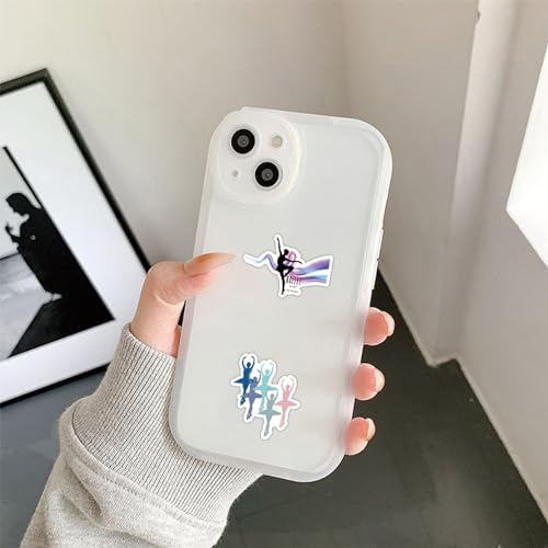 Showsup SHOWSUP-8Q 50Pcs Dancing Stickers,Water Bottles Laptop Car Decal - Perfect Dancer Gifts For Girls And Teenagers,Dance Decals, Girls Dance Party Favors thumb #5