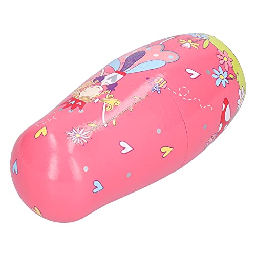 TOPINCN Nesting-Puppen, Kunsthandwerk, Ornament, Geburtstag, Mädchen, Ornamente, Matroschka-Spielzeug, Geschenke, Rosa Kunsthandwerk für Einzigartige, Niedliche Cartoon-Muster,