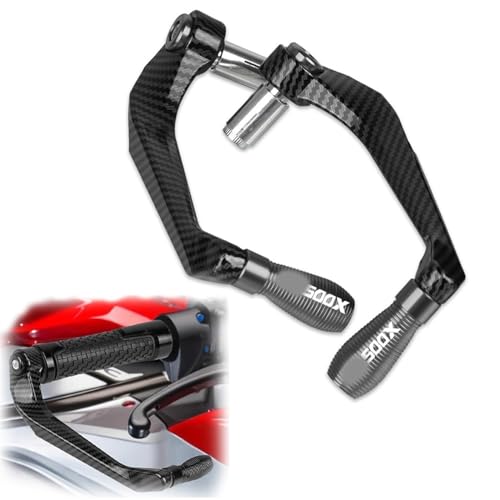 Protège-mains moto carbone et alu haut de gamme pour leviers CB500X