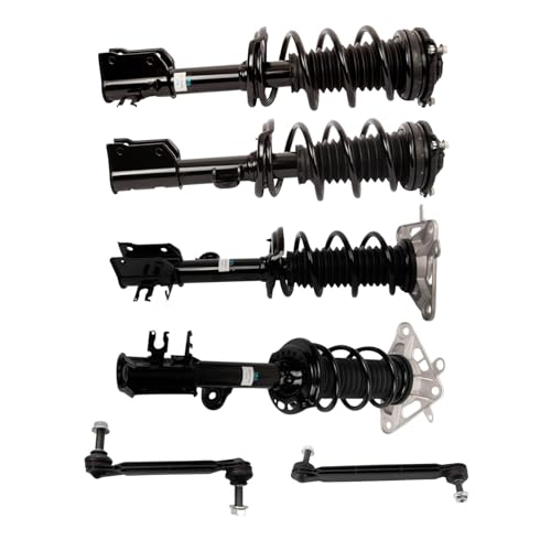 TRQ Front and Rear Suspension Kit Complete Strut & Coil