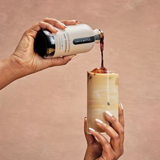 Miniatura 7 de Pop & Bottle Super Concentrate - Café frío instantáneo, café caliente o helado, sin azúcar refinado, sin lácteos, hace hasta 16 tazas, gran